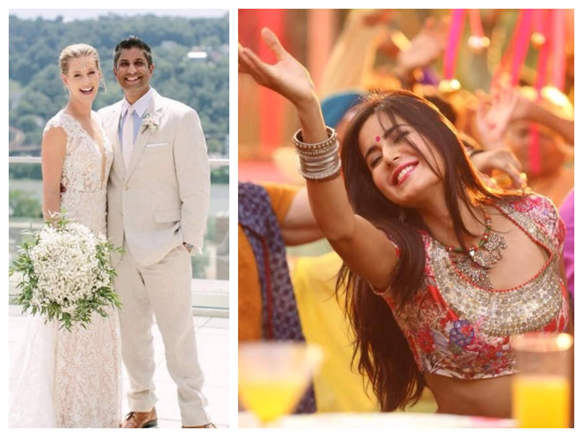 Alison Riske-Amritraj, wedding, balcony, SD Desktop Wallpaper