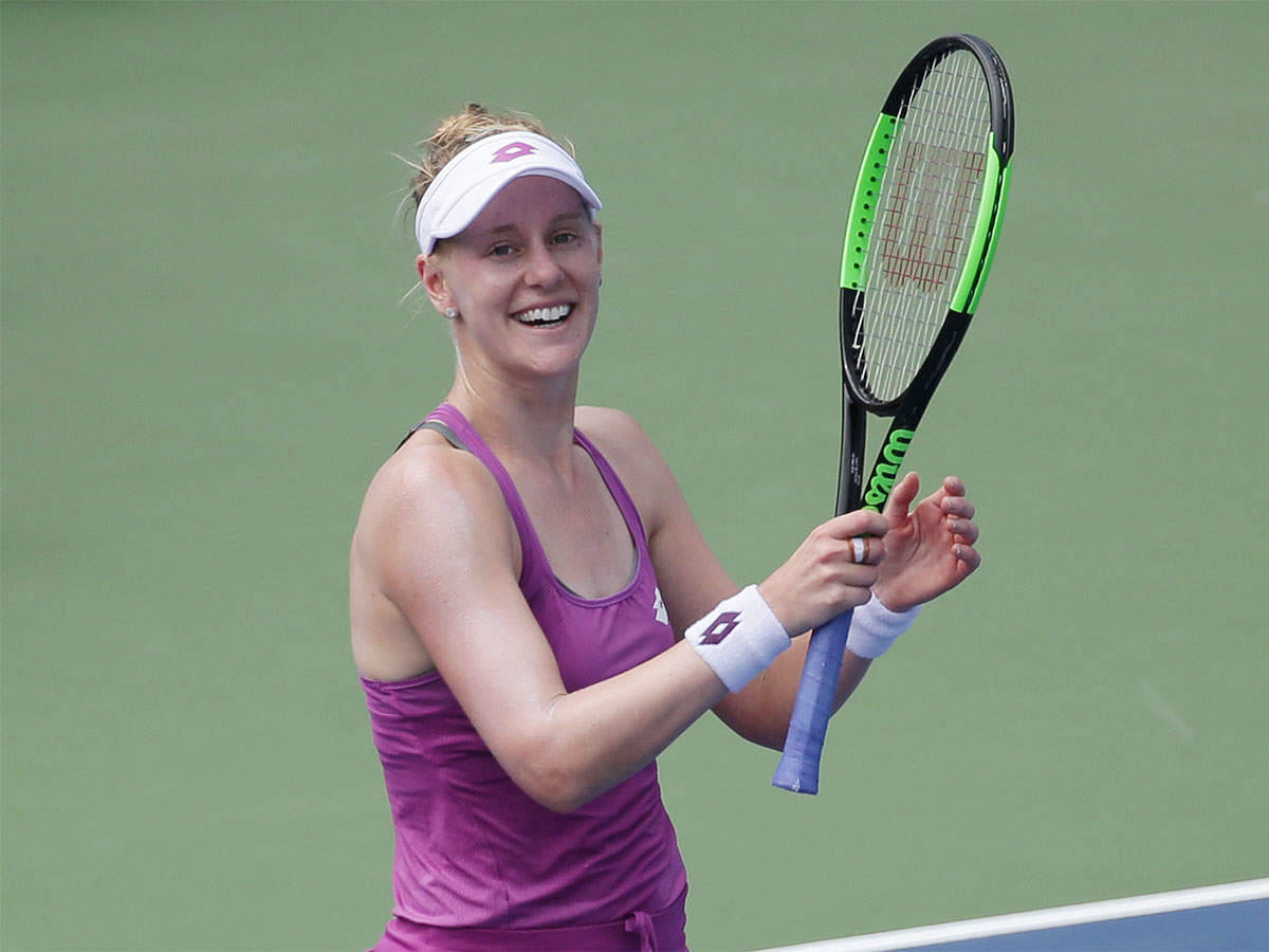 Alison Riske-Amritraj, purple outfit, racket, SD Desktop Wallpaper