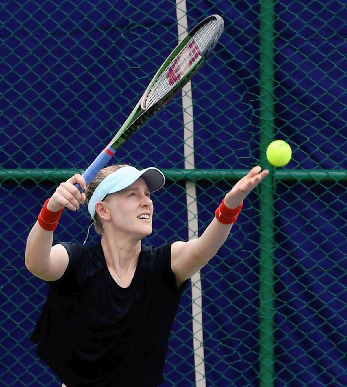 Alison Riske-Amritraj, tennis player, mid-serve, HD Phone Wallpaper