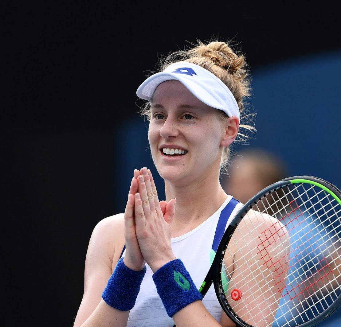 Alison Riske-Amritraj, praying hand gesture, tennis player, SD Desktop Wallpaper