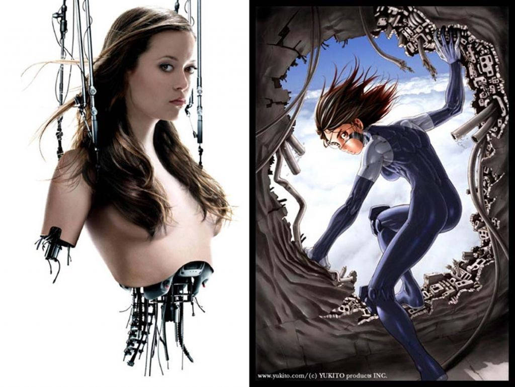 Alita Battle Angel, cyborg, mechanical limbs, SD Desktop Wallpaper