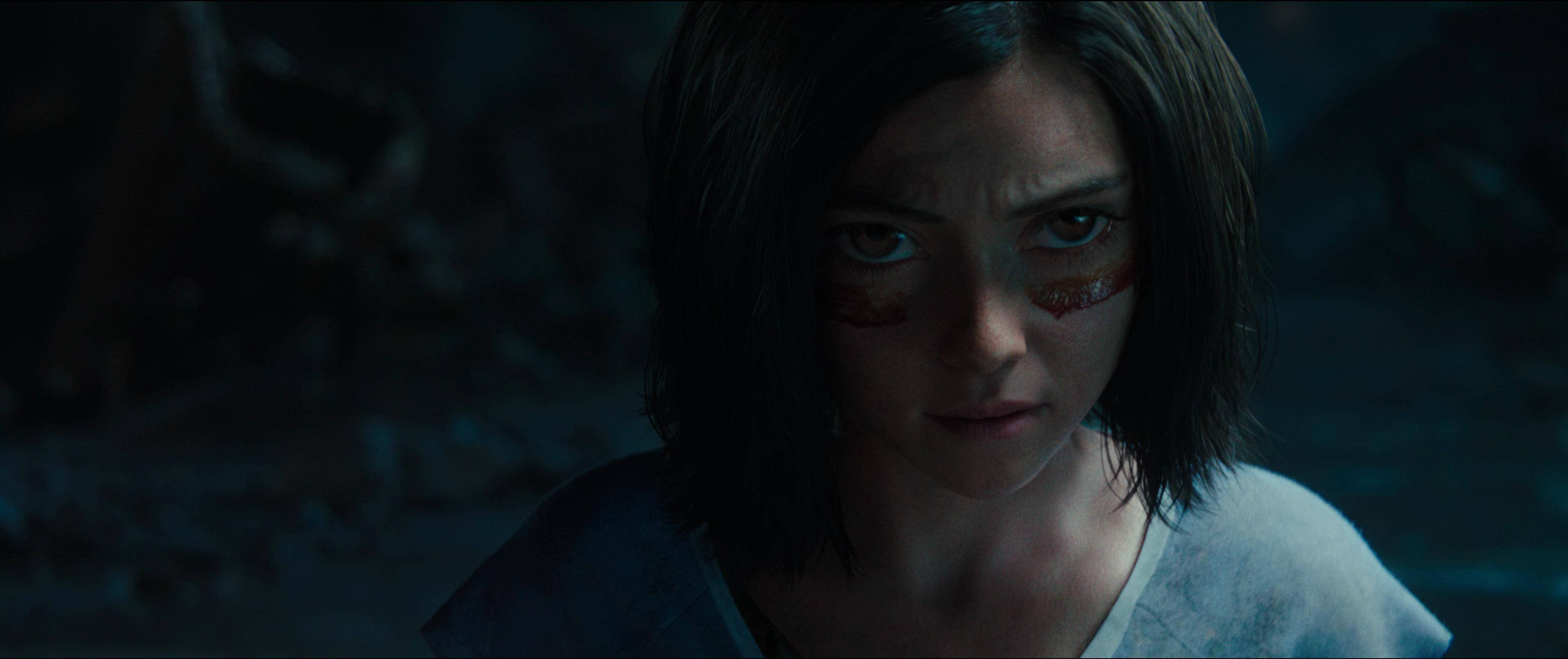 Alita: Battle Angel, widescreen, determined young woman, 2K Desktop Wallpaper