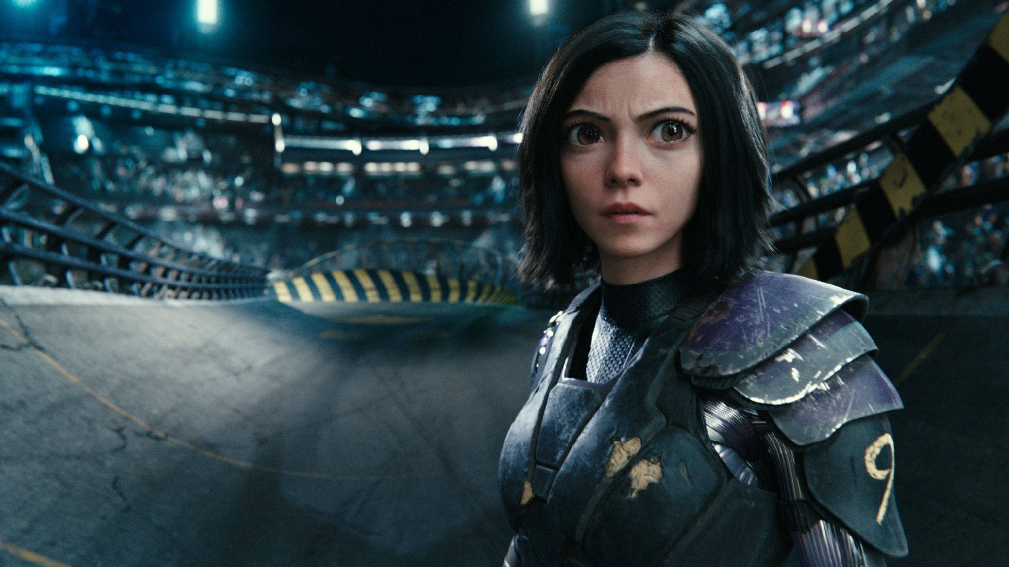 Alita, battle angel, futuristic armor, Full HD Desktop Wallpaper