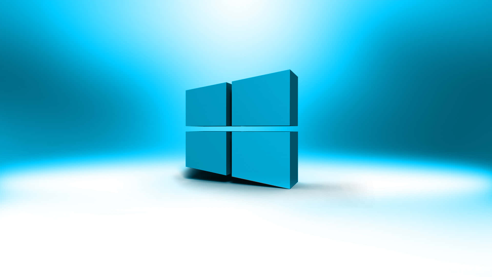 Windows logo, blue, gradient blue and white, Full HD Desktop Wallpaper