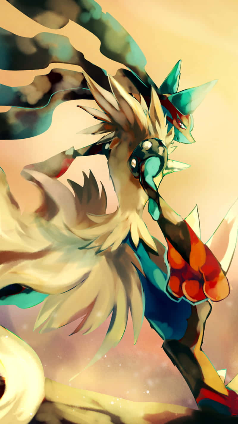 All 48 Mega Pokemon, anime-style, golden fur, HD Phone Wallpaper