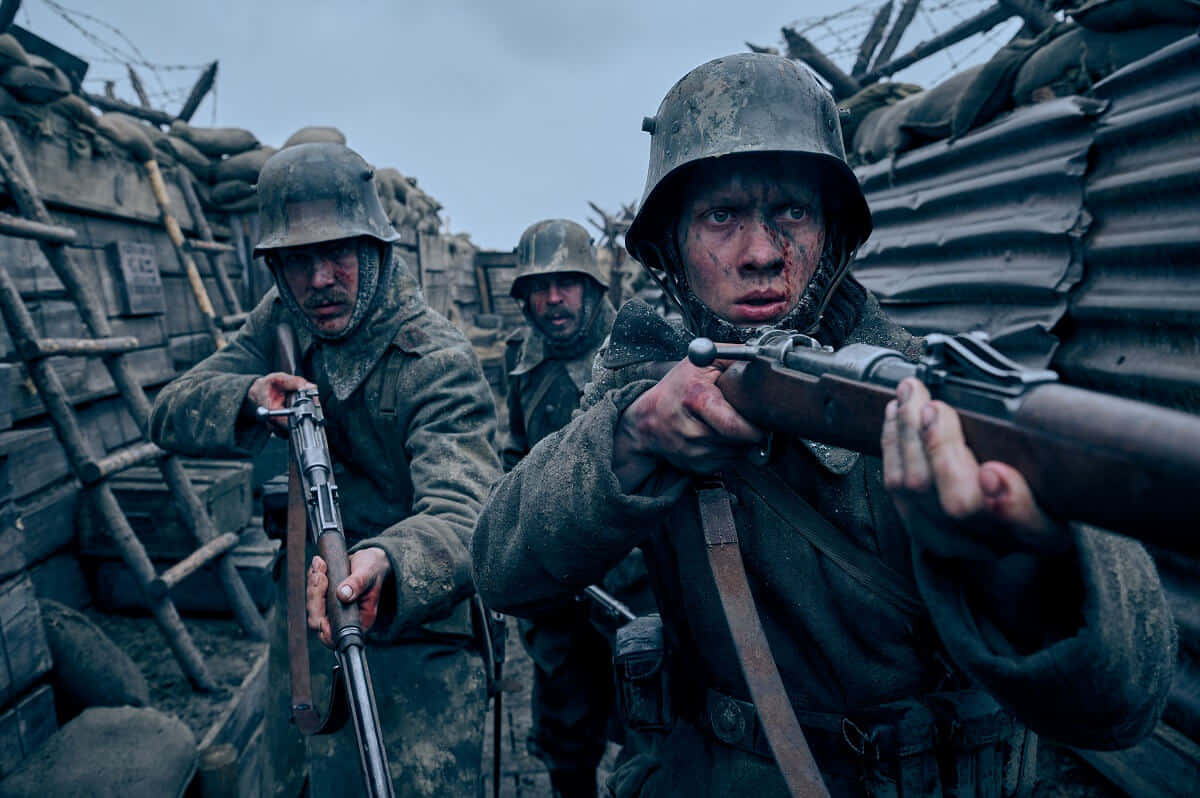 All Quiet On The Western Front, trench, sandbags, SD Desktop Wallpaper
