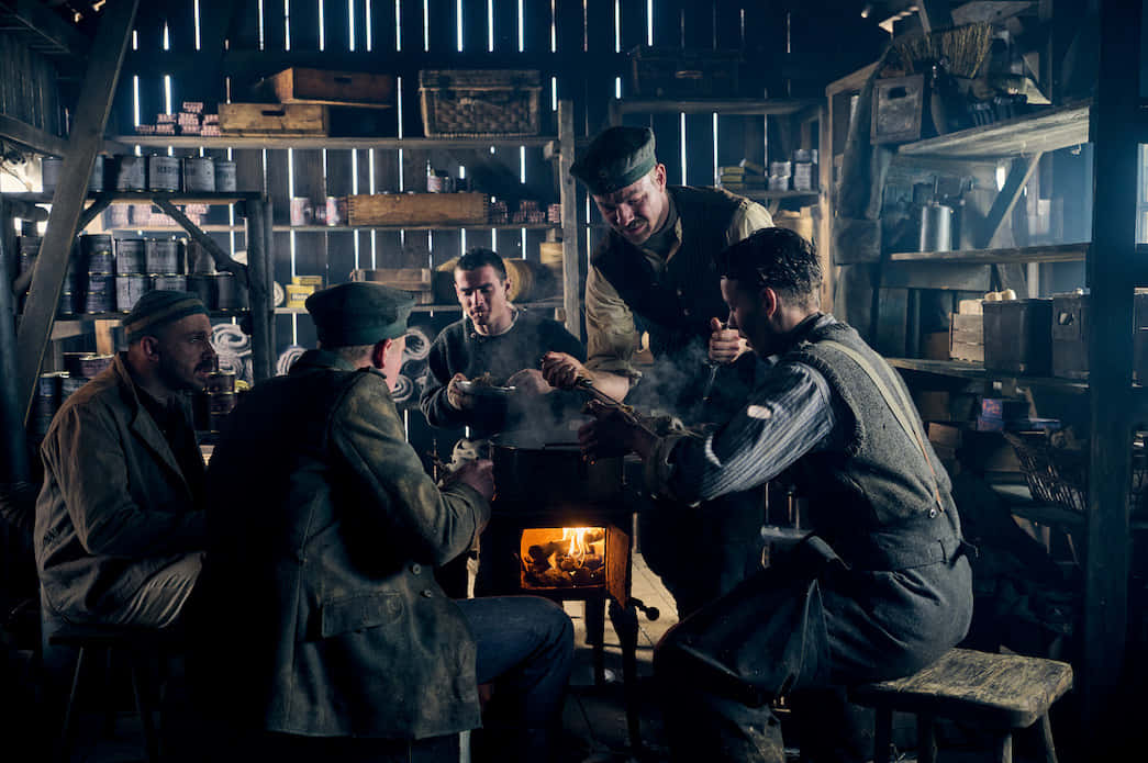 All Quiet On The Western Front, military uniforms, glowing stove, SD Desktop Wallpaper