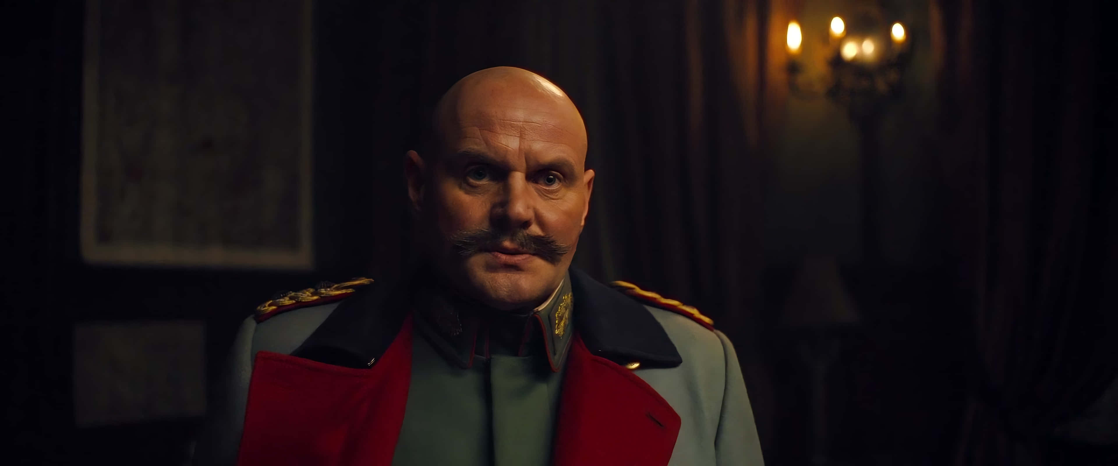 All Quiet On The Western Front, bald man, mustache, 4K Desktop Wallpaper