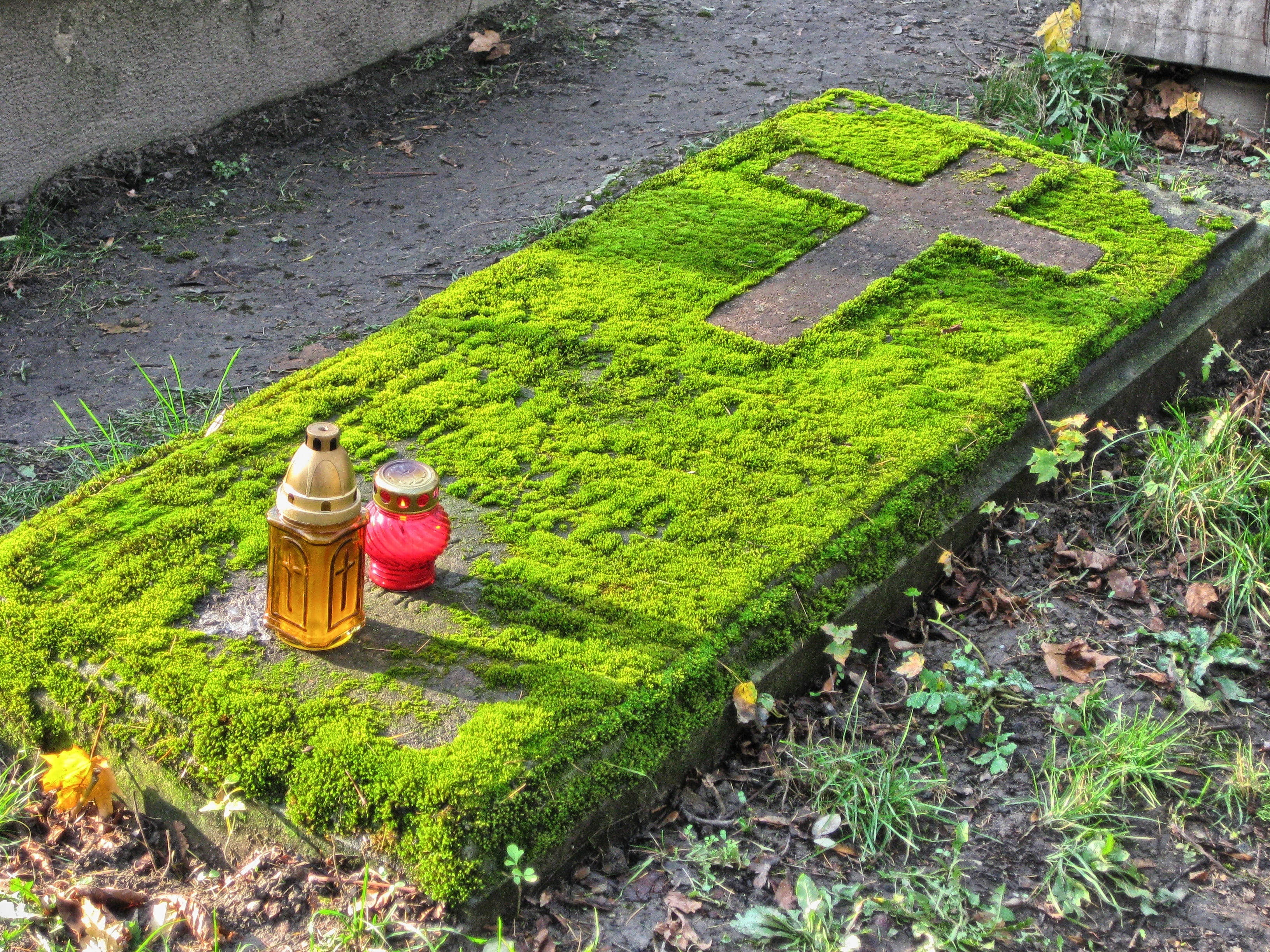 All Saints Day, gravestone, cross, 2K Desktop Wallpaper