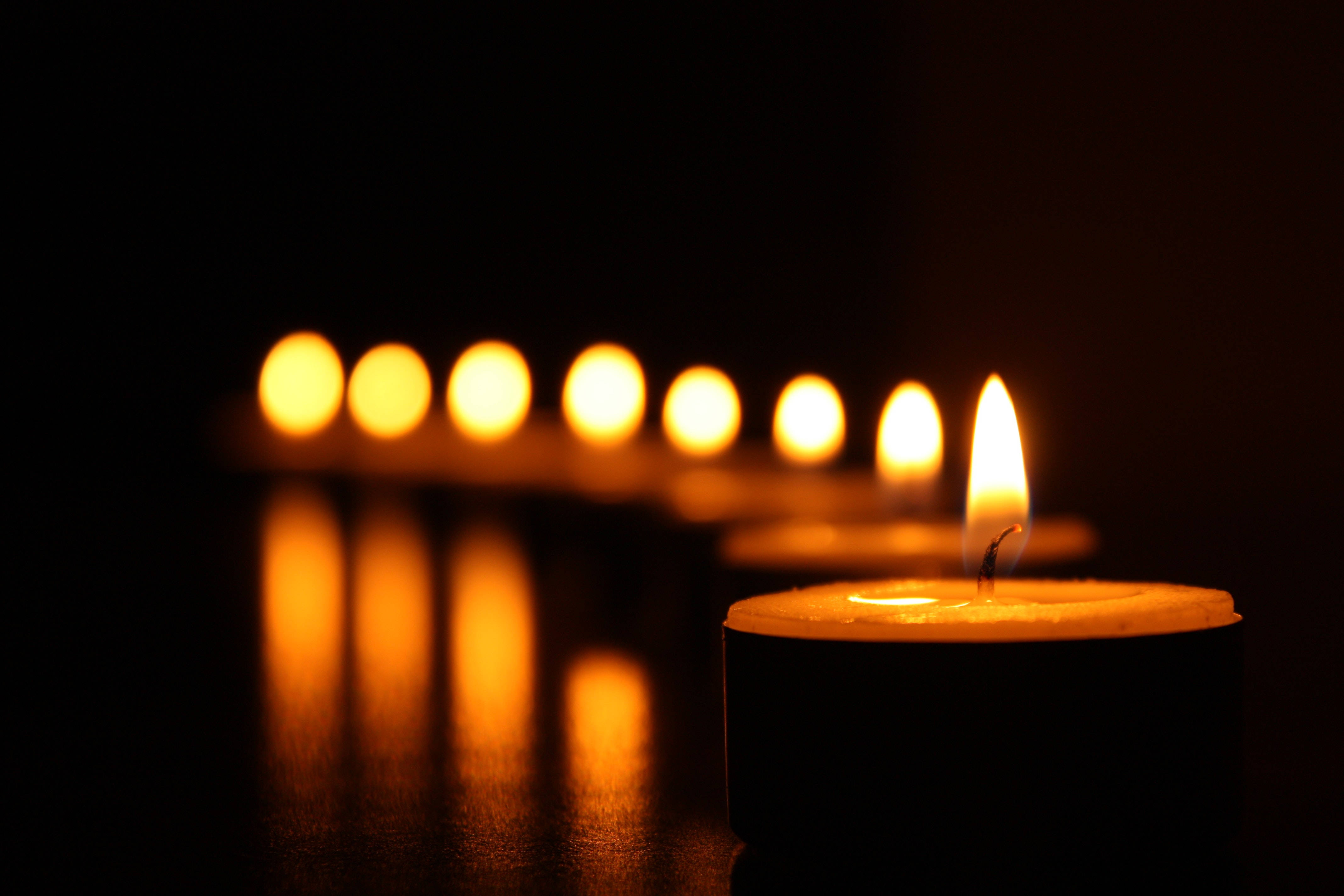 All Saints Day, candle, tealight candle, 4K Desktop Wallpaper