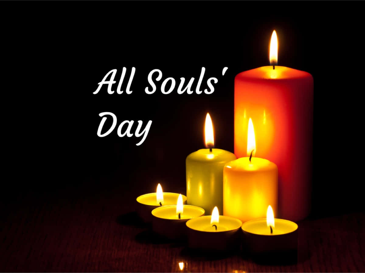 All Souls' Day, candles, warm hues, SD Desktop Wallpaper