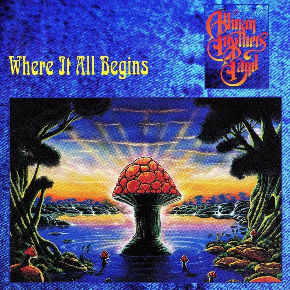 Allman Brothers Band, sunset, giant red mushroom, SD Desktop Wallpaper