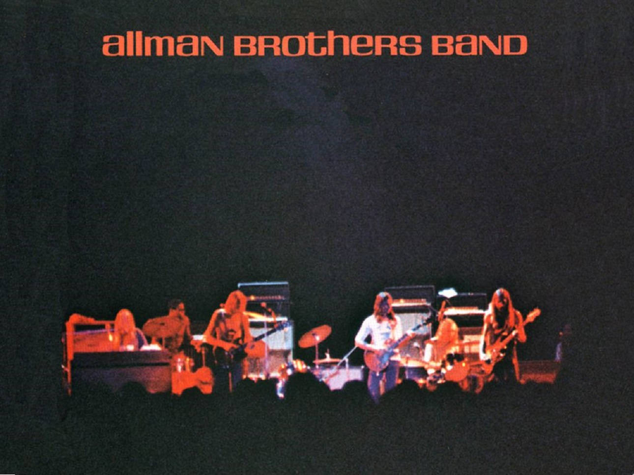 Allman Brothers Band, warm orange stage lights, dark backdrop, HD Desktop Wallpaper