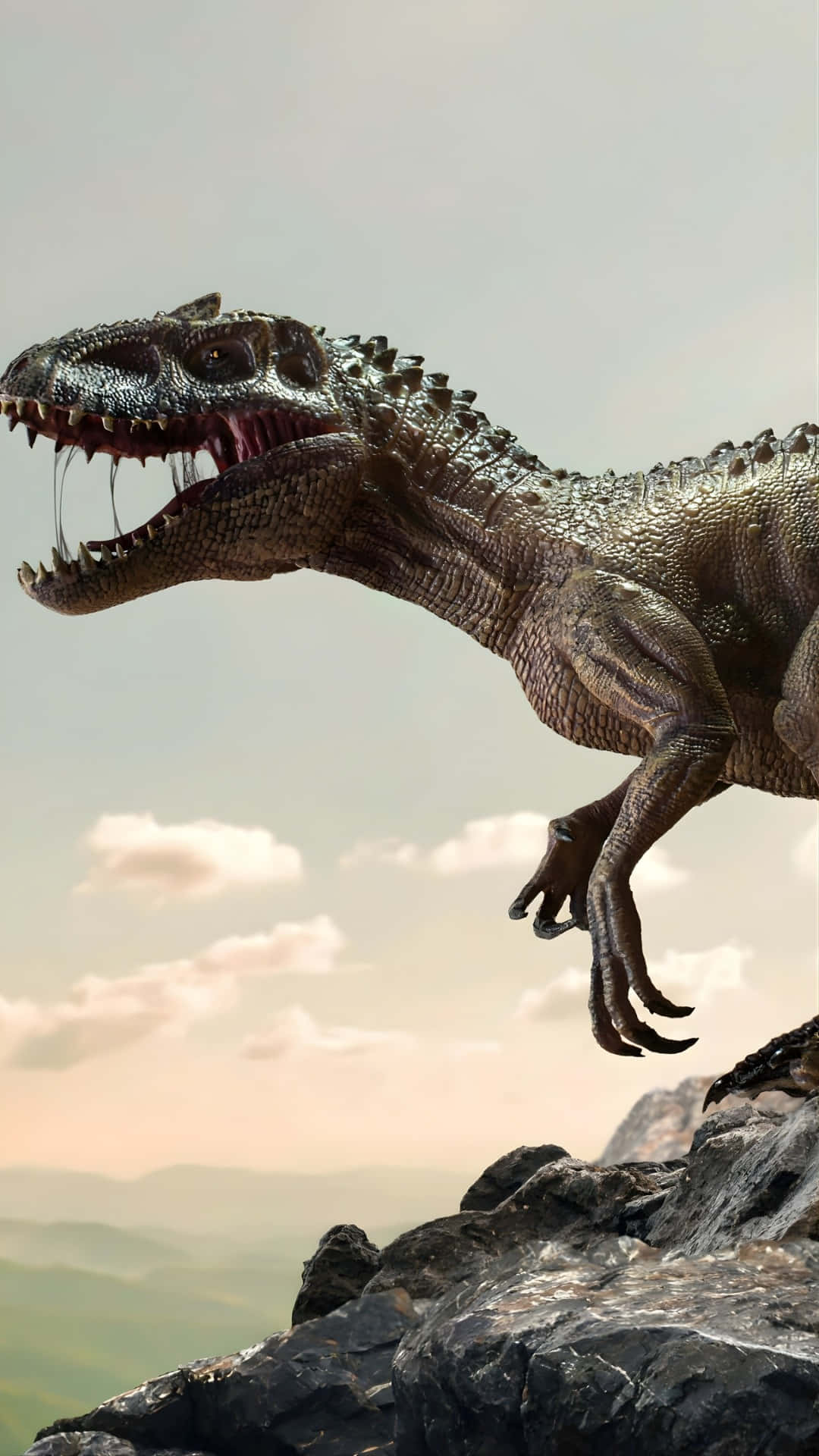 Allosaurus, raptor, sharp teeth, Full HD Phone Wallpaper