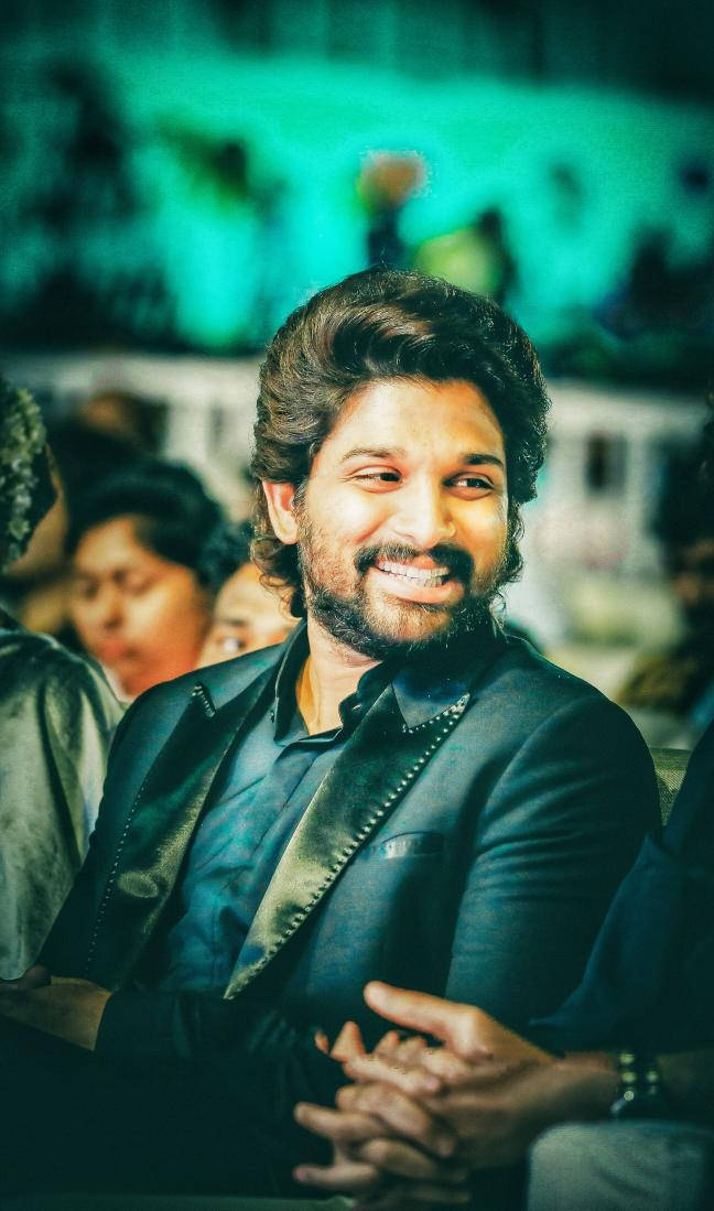 Allu Arjun, suit, beard, SD Phone Wallpaper