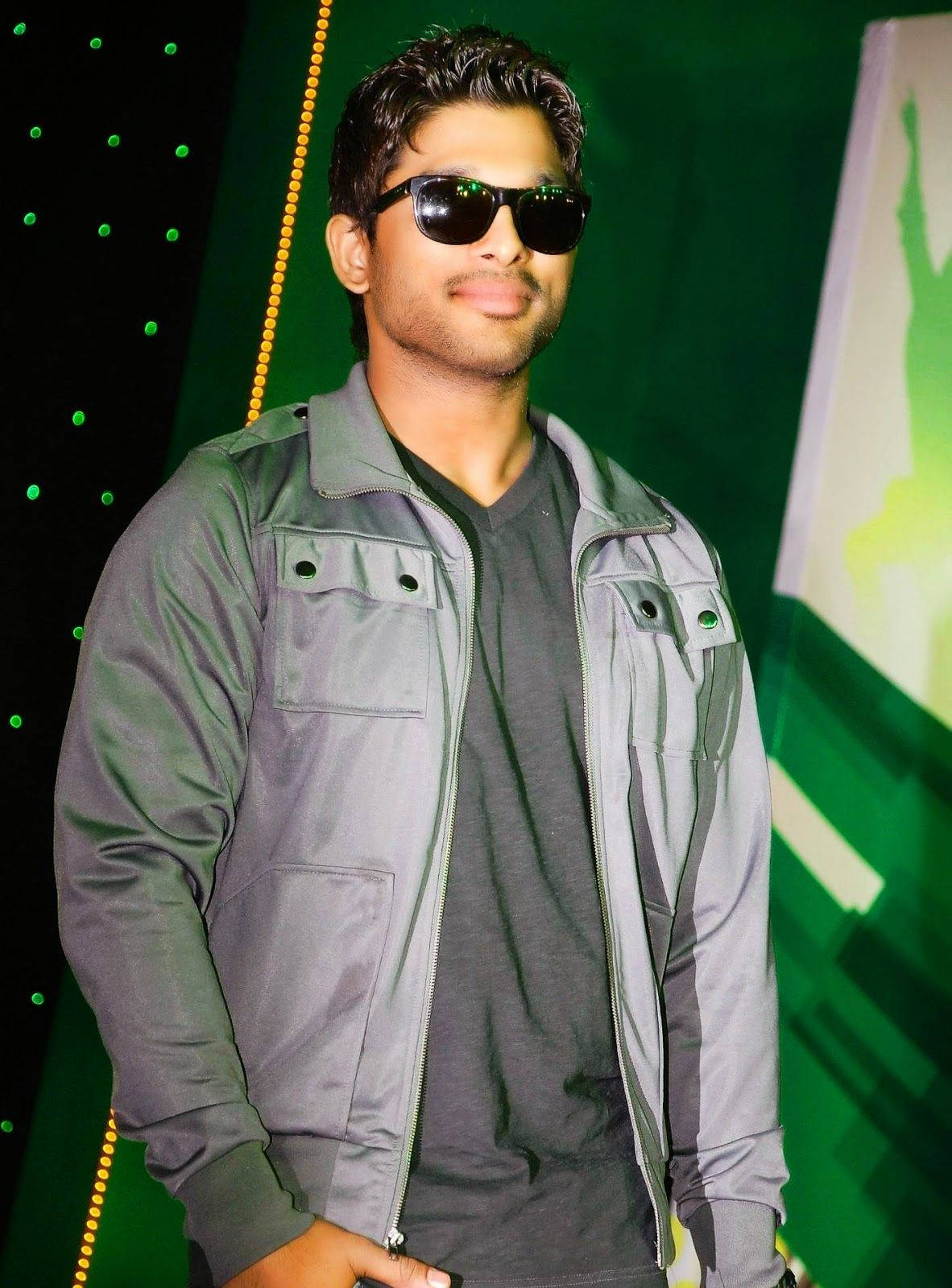 Allu Arjun, grey jacket, sunglasses, HD Phone Wallpaper