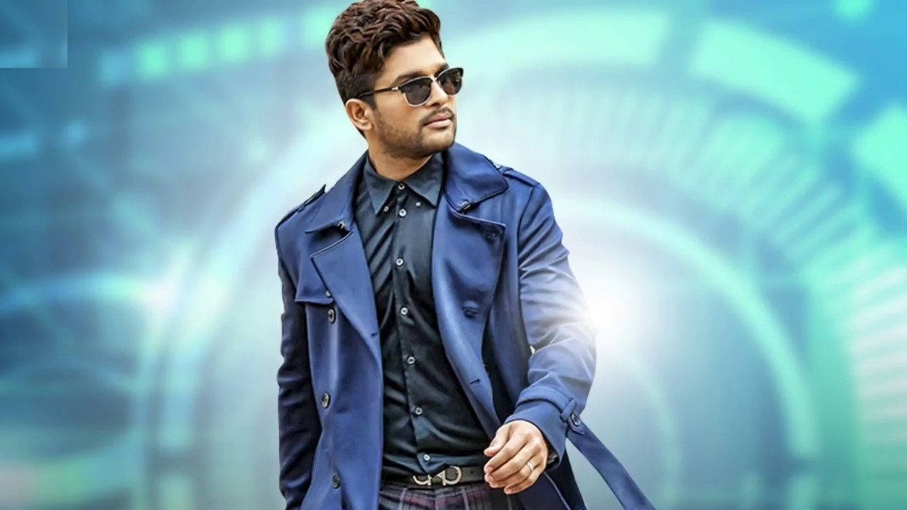 Allu Arjun, blue trench coat, sunglasses, HD Desktop Wallpaper