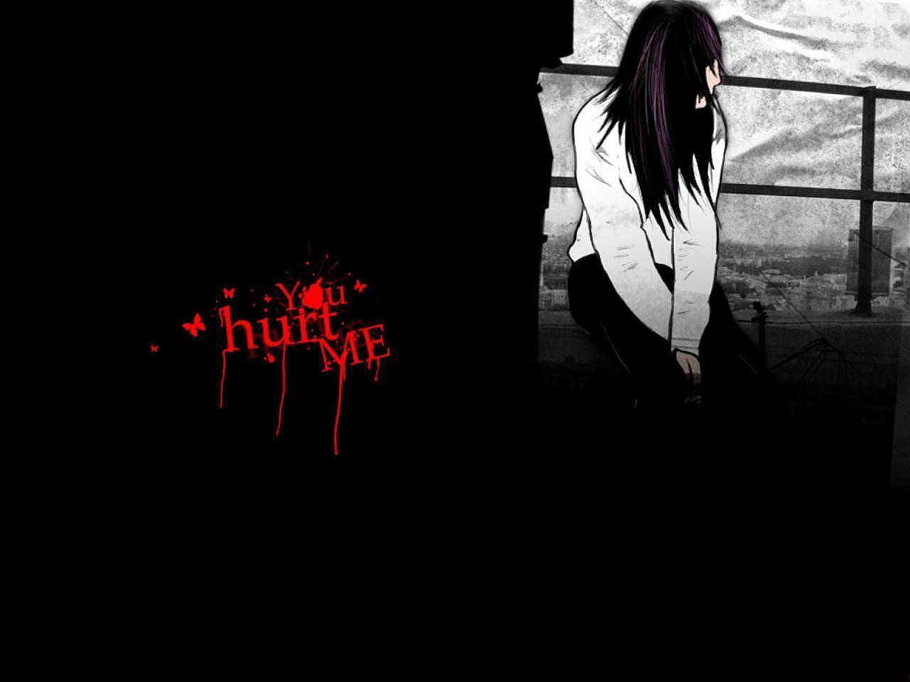 anime girl, purple hair, window, HD Desktop Wallpaper