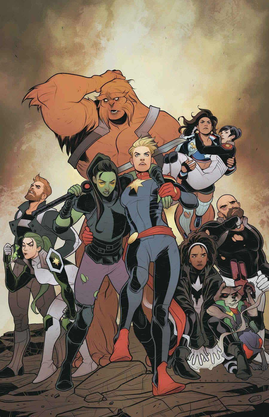 Alpha Flight, comic book illustration, diverse superhero team, HD Phone Wallpaper