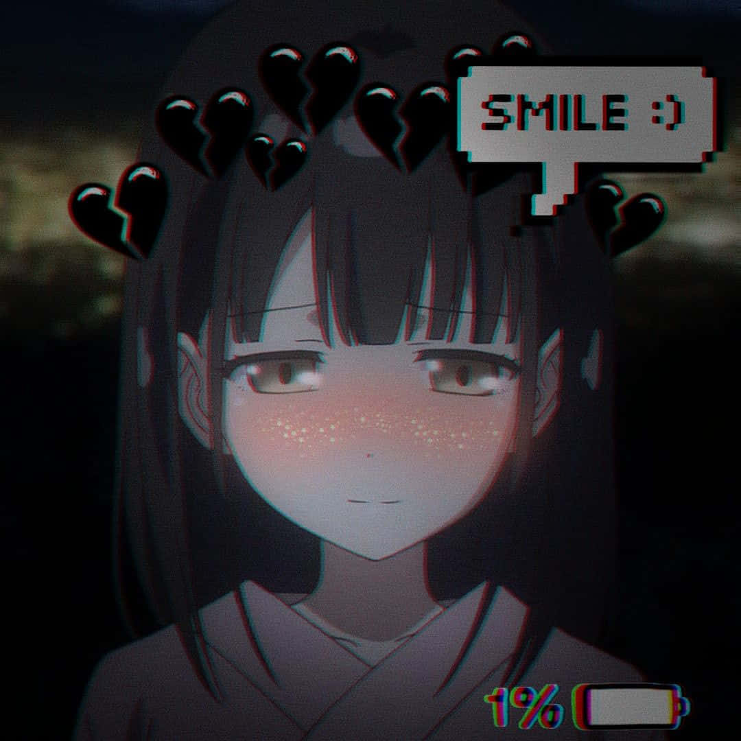 Discord Anime Pfp Opposite, anime girl, broken hearts, SD Desktop Wallpaper
