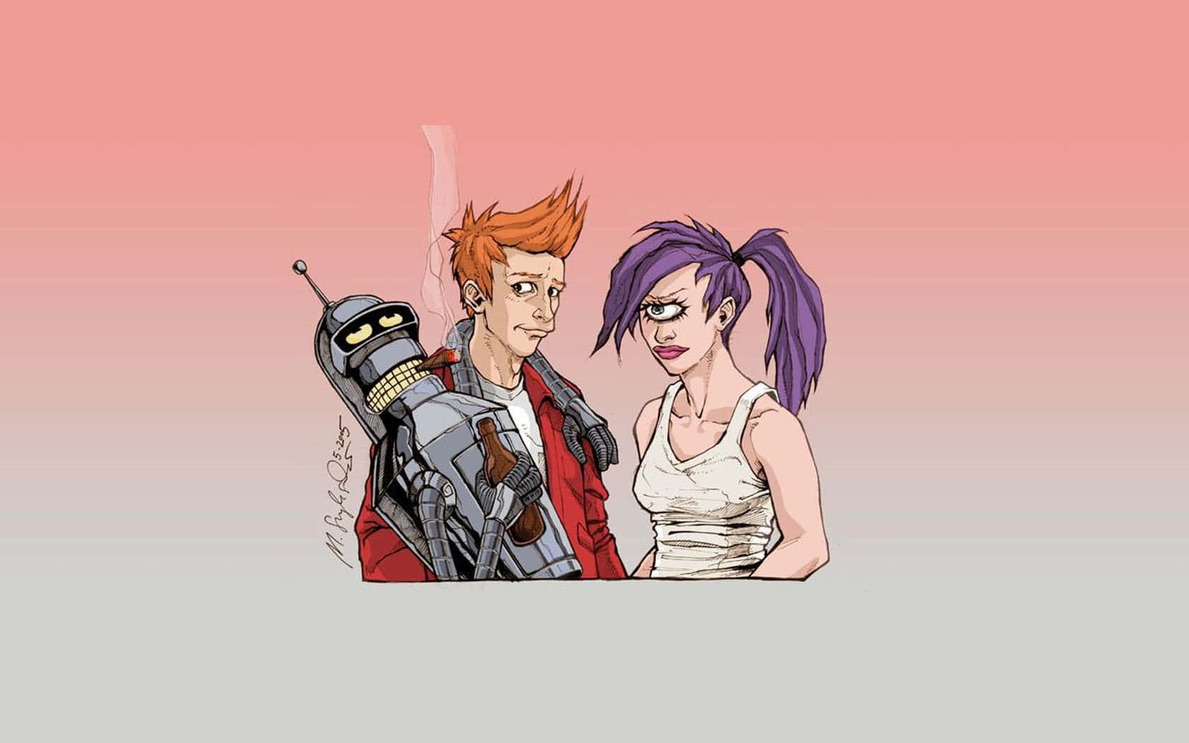 Alternative Art, robot, humans, HD Desktop Wallpaper