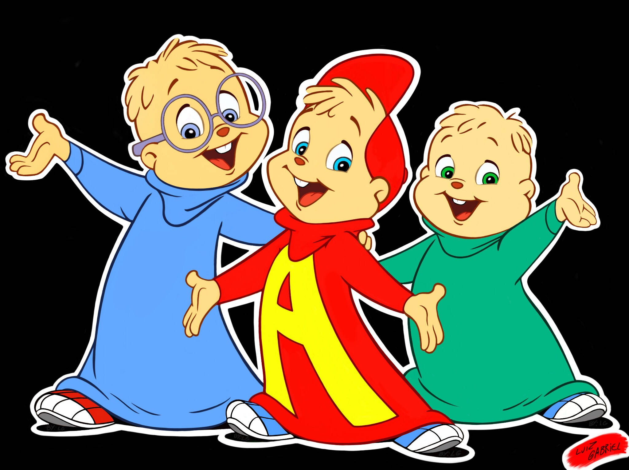 2D, 80s, Alvin And The Chipmunks, Full HD Desktop Wallpaper