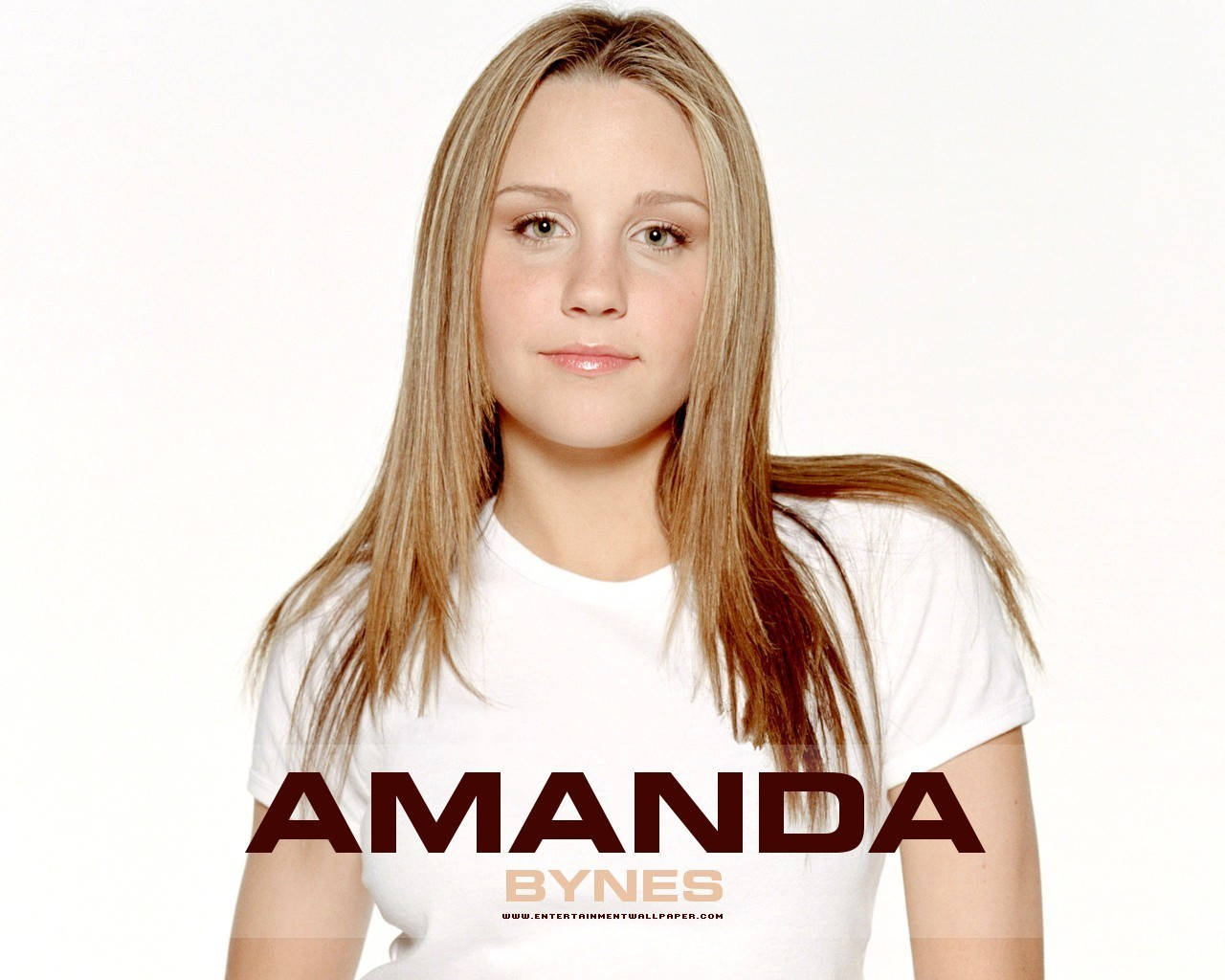 Amanda Bynes, blonde hair, white t-shirt, HD Desktop Wallpaper