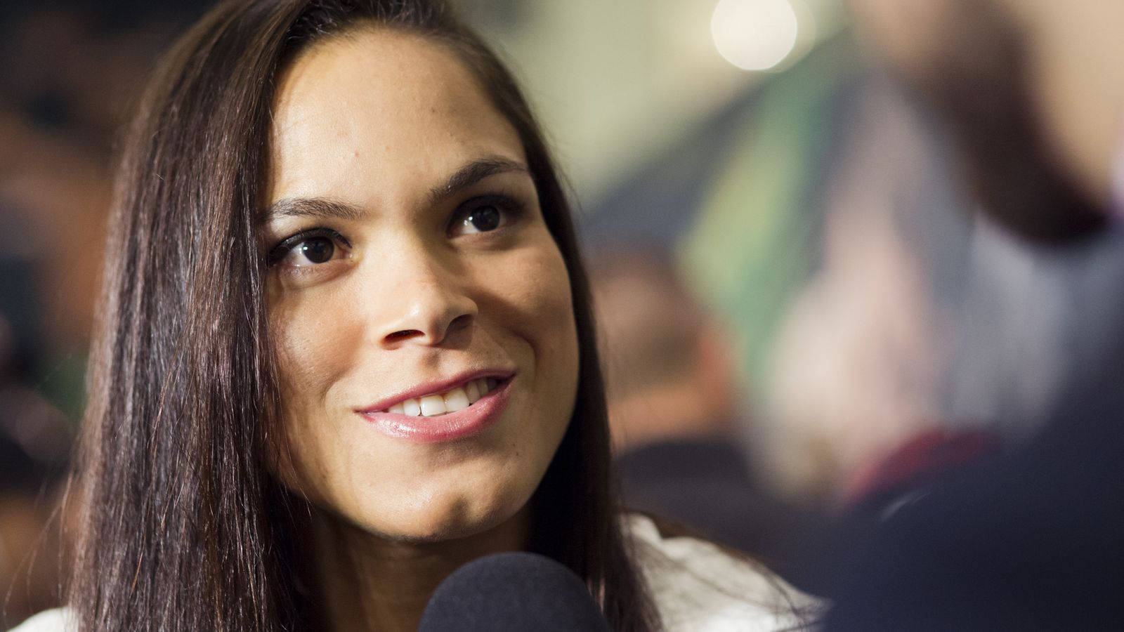 Amanda Nunes, microphone, event, HD Desktop Wallpaper
