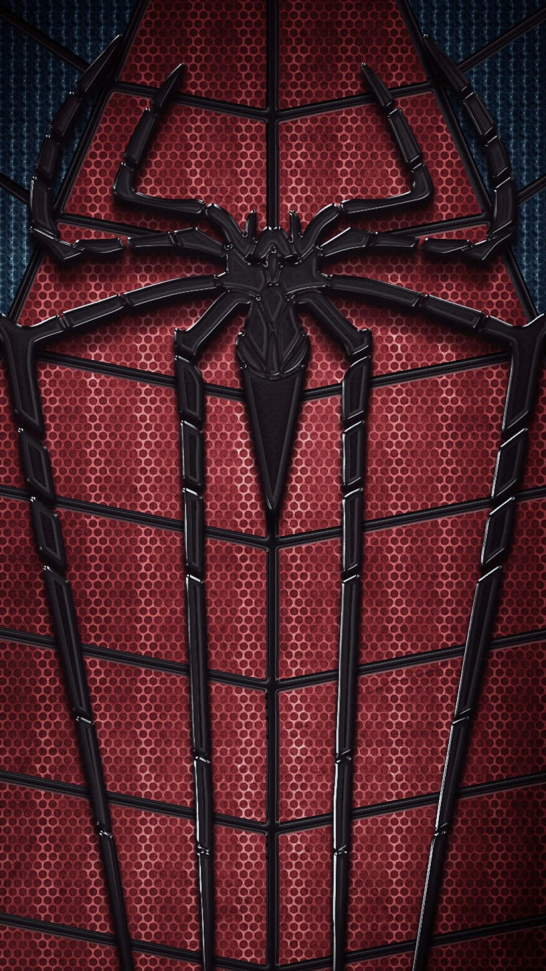 Amazing Spider Man, iPhone, black spider emblem, Full HD Phone Wallpaper