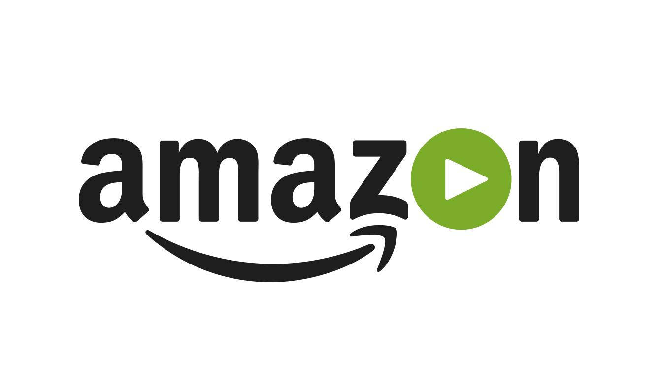 Amazon Prime, green play button, curved arrow, HD Desktop Wallpaper