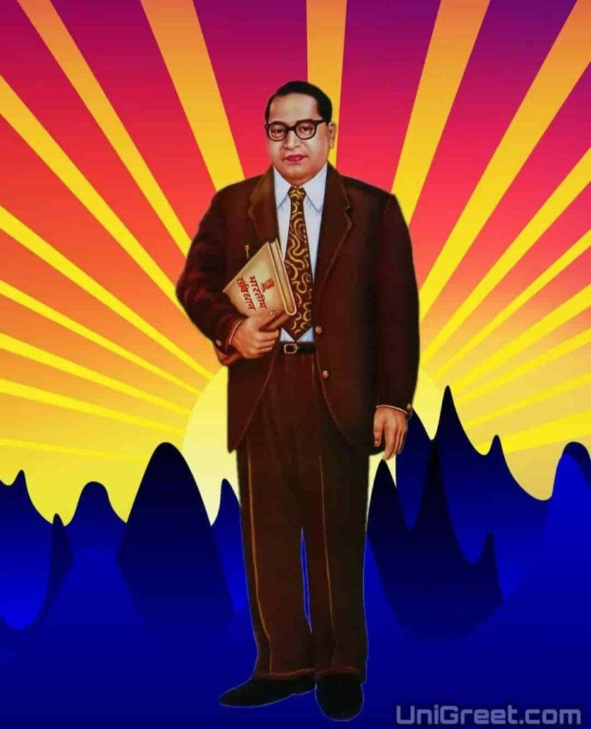Ambedkar, brown suit, glasses, SD Phone Wallpaper