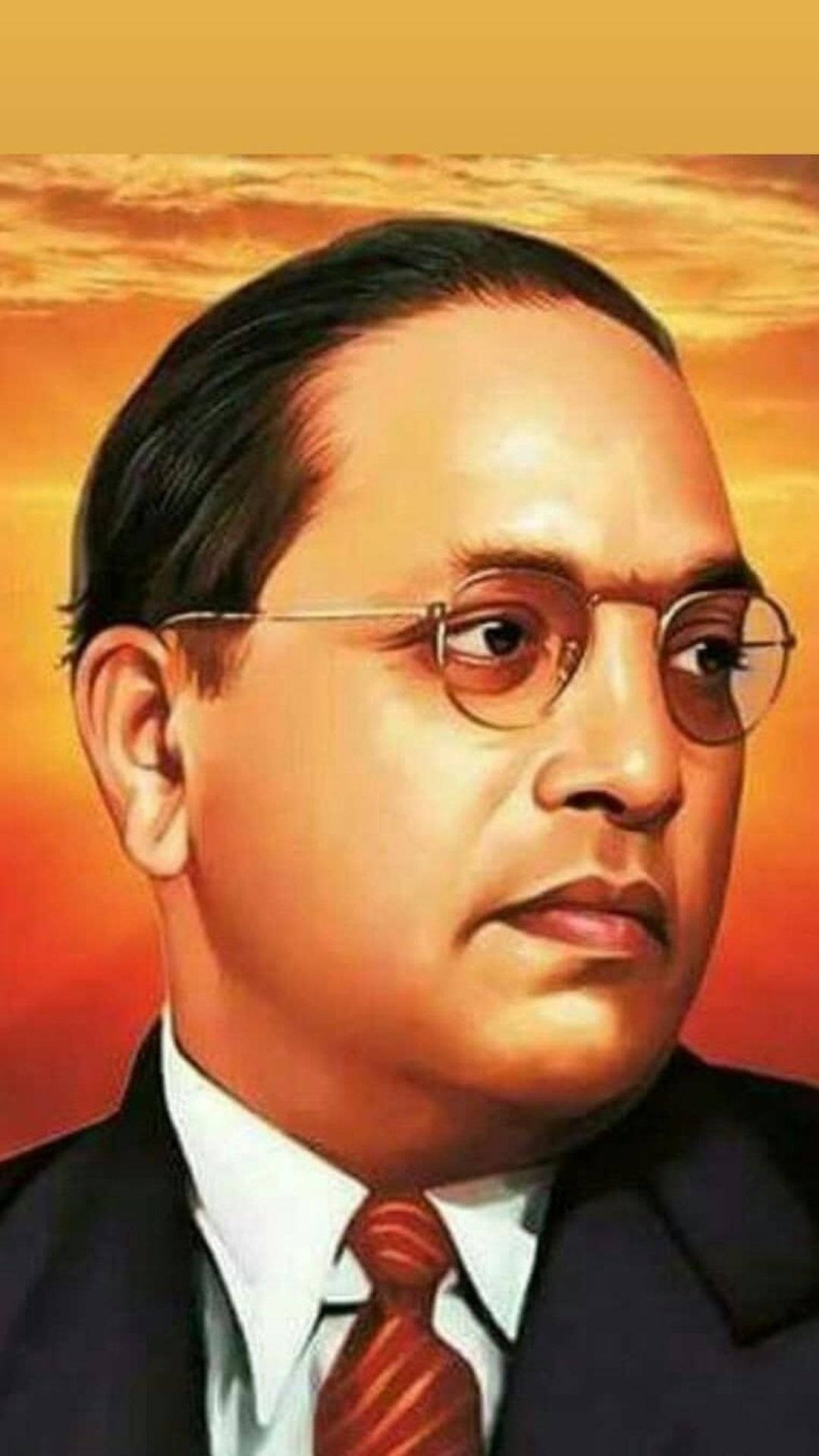 Ambedkar, 4K, sunset sky, Full HD Phone Wallpaper