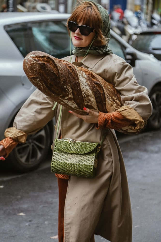 Amélie Pichard, trench coat, sunglasses, SD Phone Wallpaper