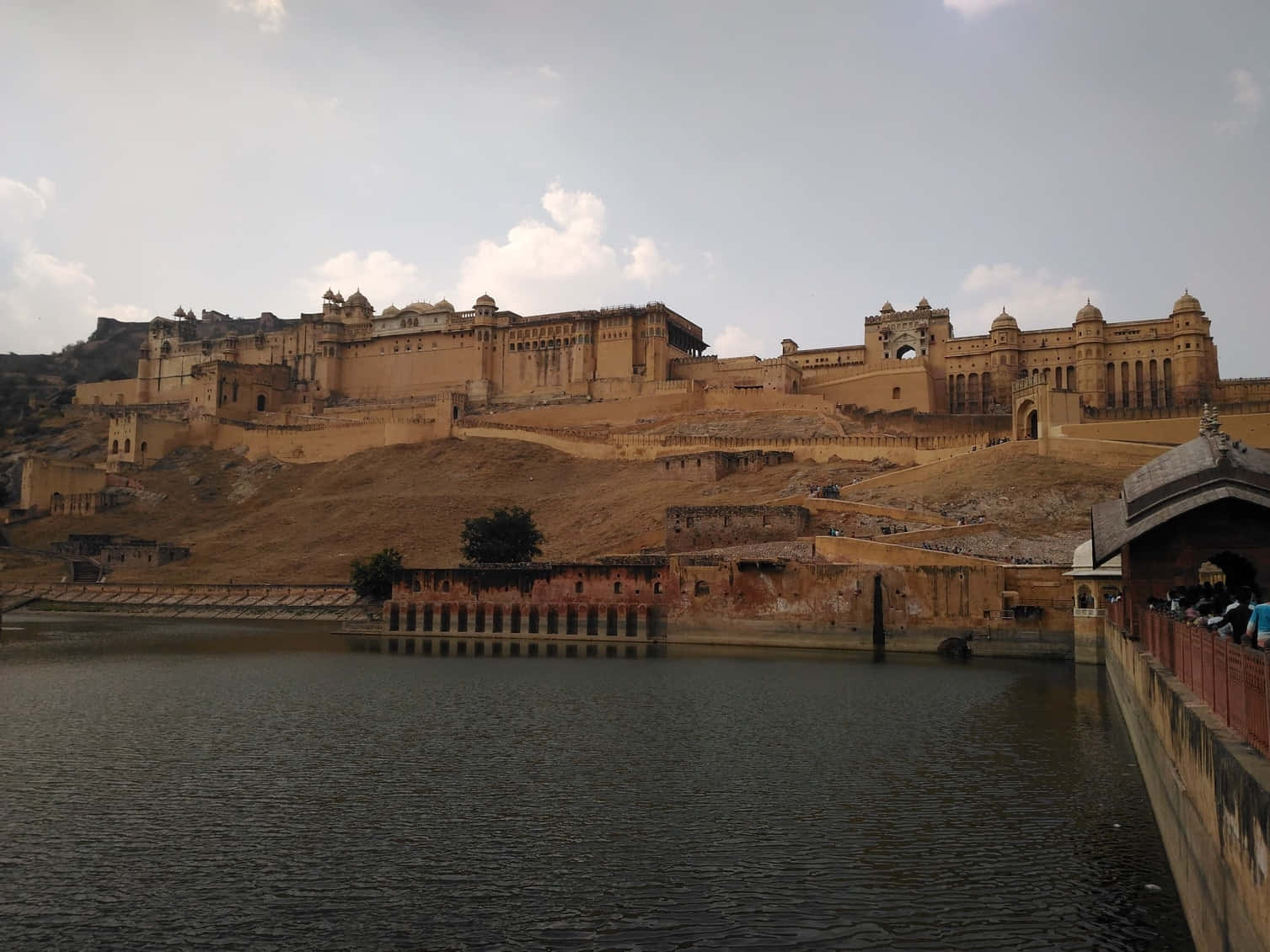 Amer Fort, palace, golden fortress, HD Desktop Wallpaper