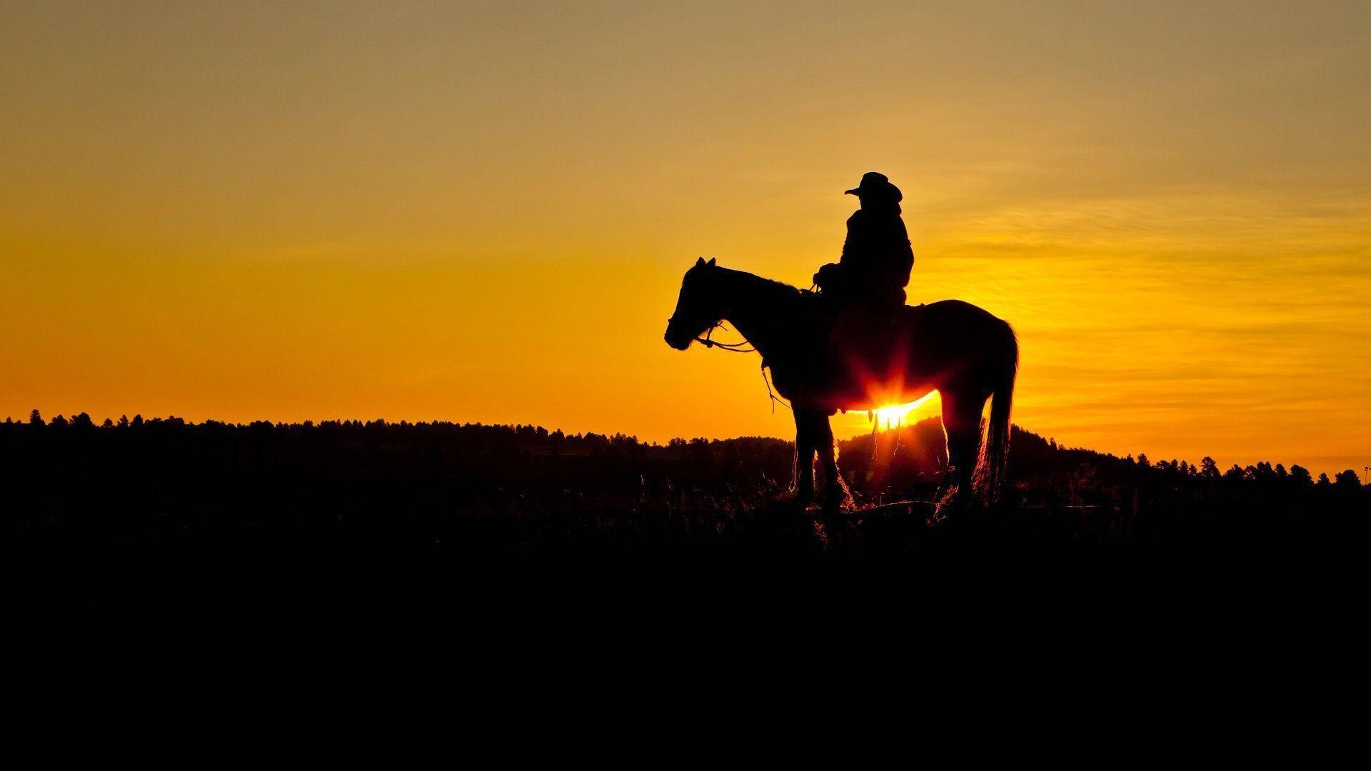 American Cowboy, cowboy, horseback, Full HD Desktop Wallpaper