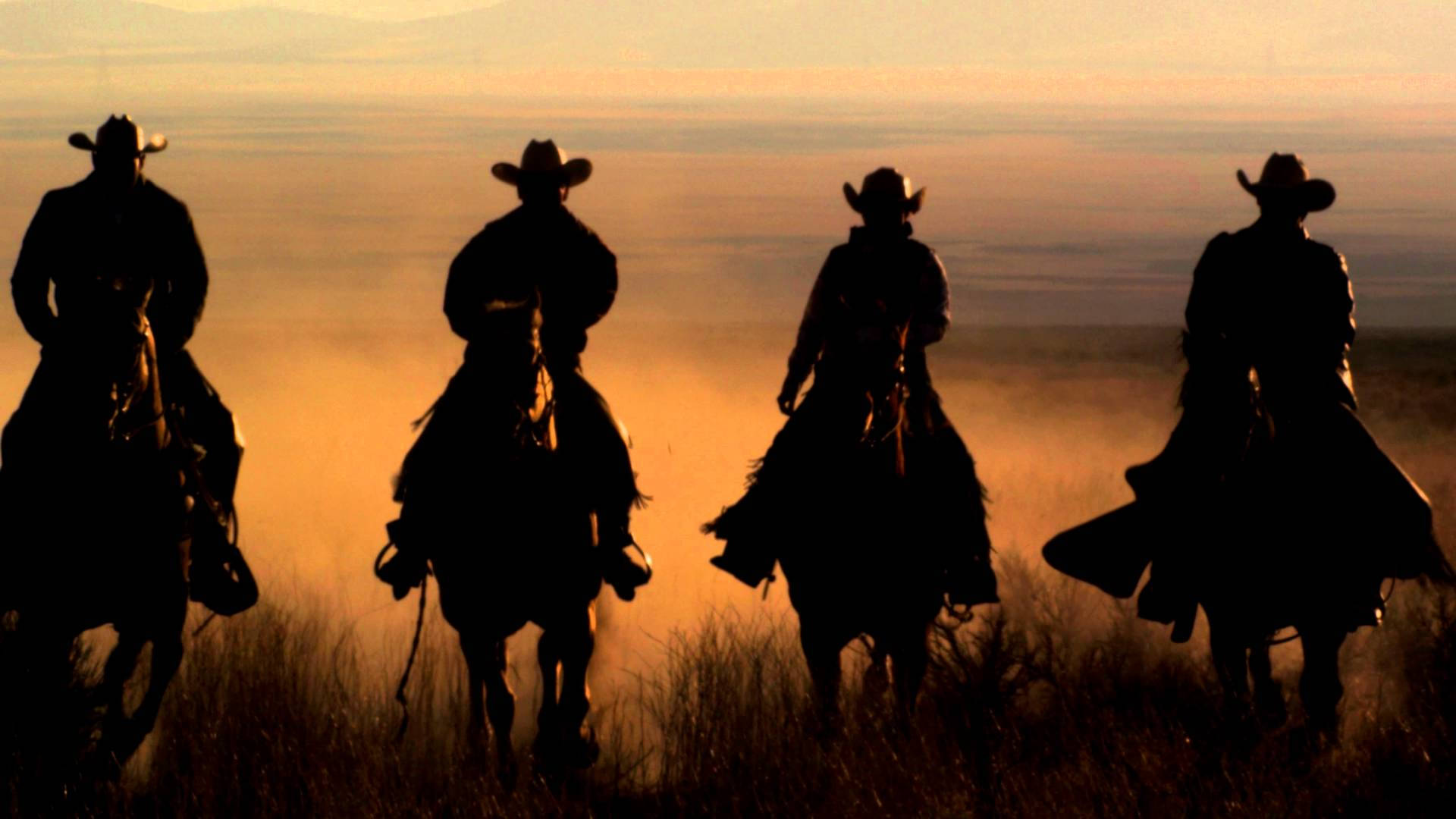 American Cowboy, cowboys, horses, Full HD Desktop Wallpaper