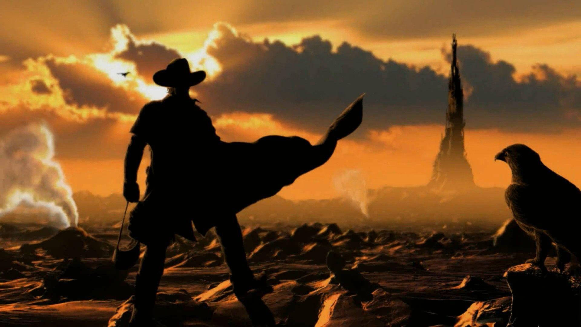 American Cowboy, cowboy hat, tower, Full HD Desktop Wallpaper