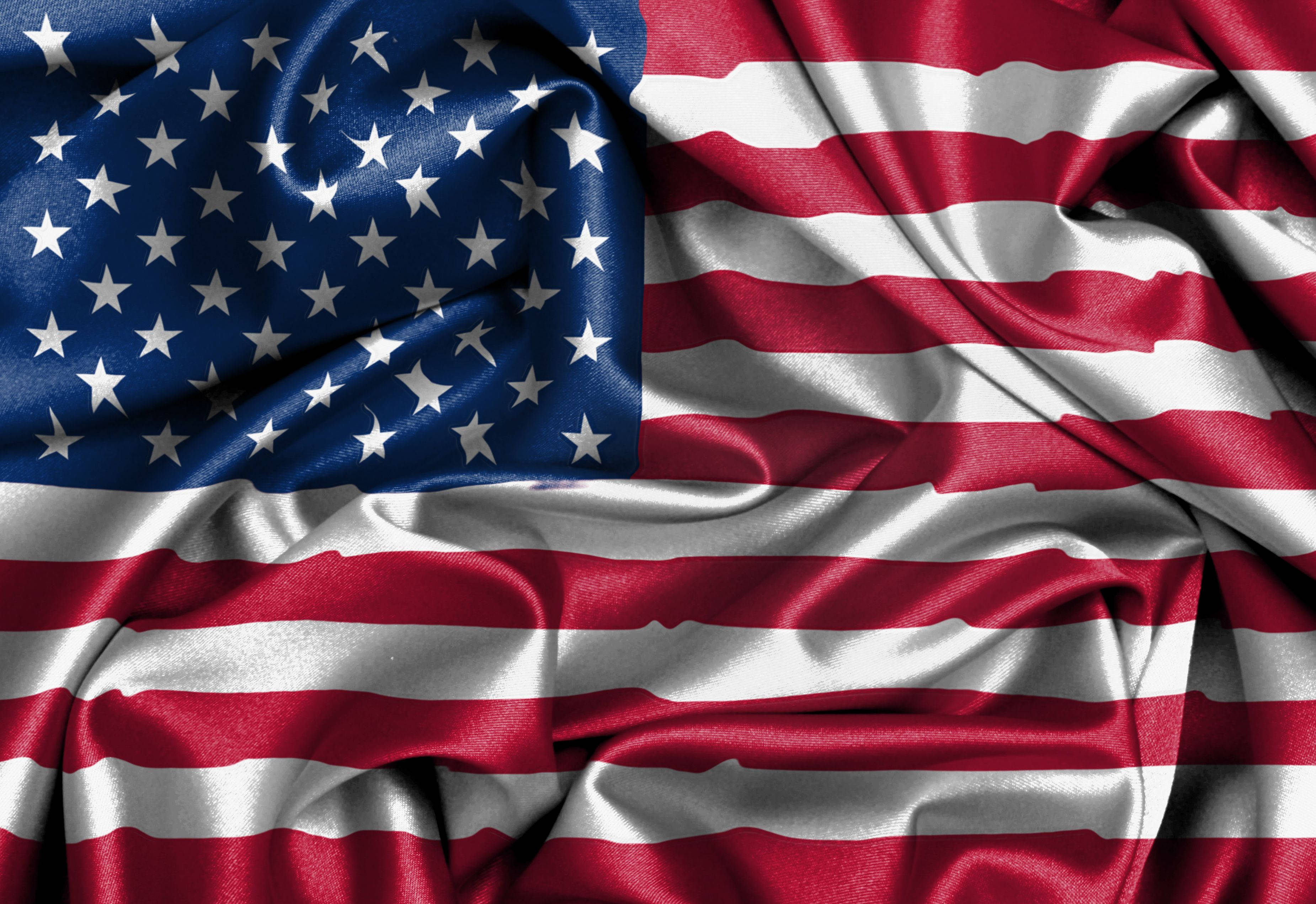 American Flag, red, white, 2K Desktop Wallpaper