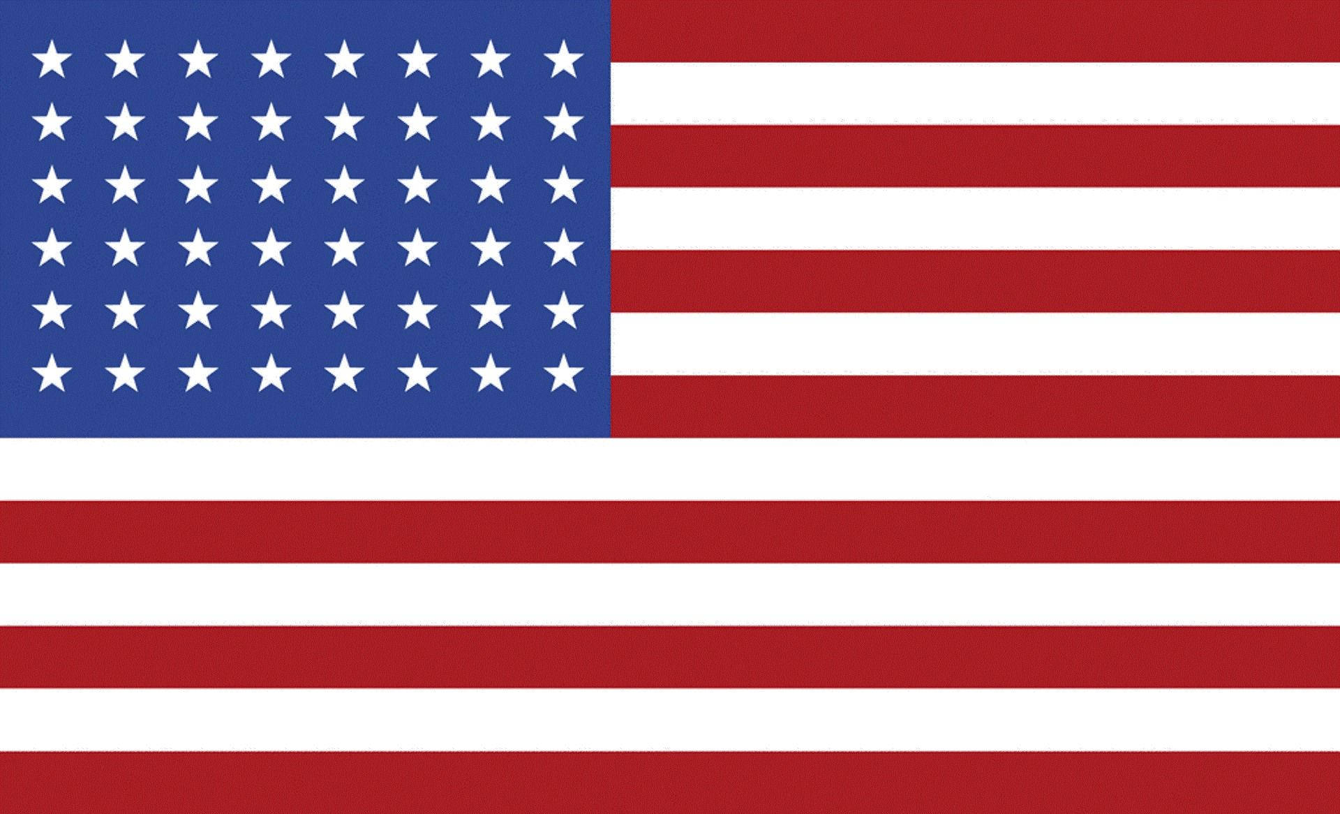 American flag, thirteen red and white stripes, blue canton, Full HD Desktop Wallpaper