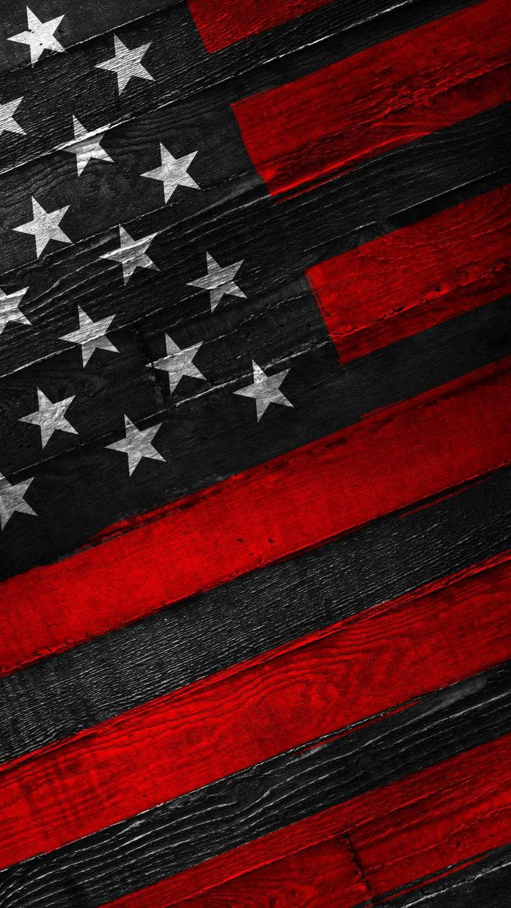 American Flag, red stripes, white stars, HD Phone Wallpaper