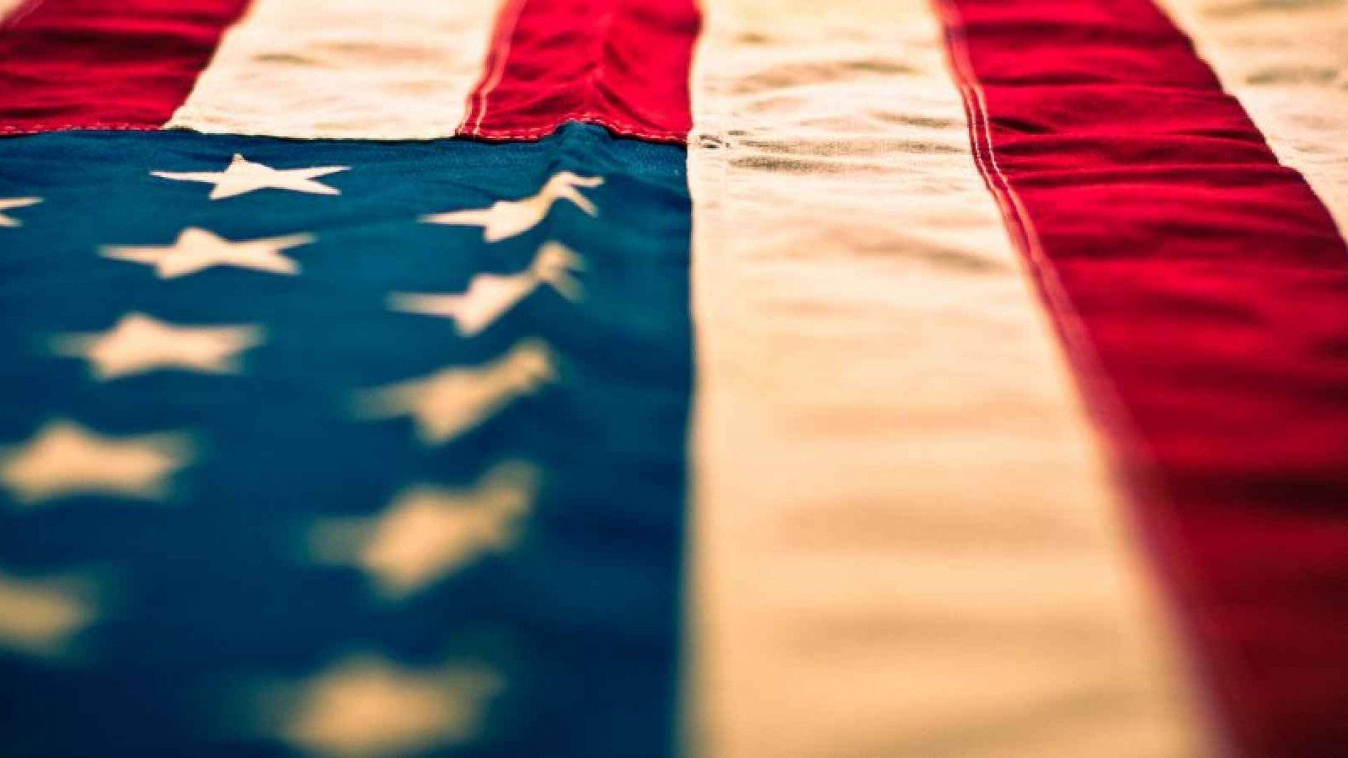 American Flag HD, red white and blue stripes, stars, Full HD Desktop Wallpaper
