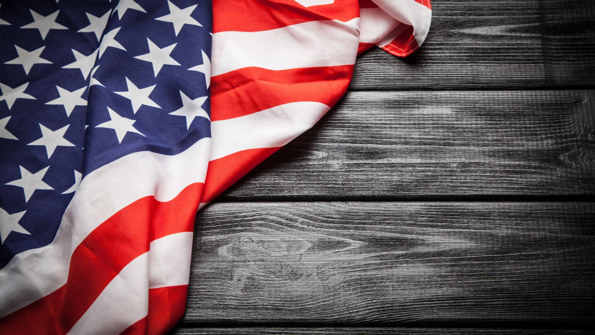 American Flag, red stripes, white and blue stars, Full HD Desktop Wallpaper
