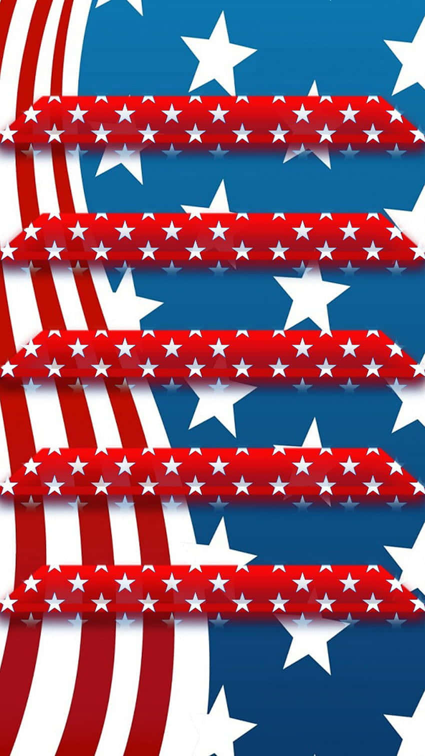 American flag, stripes, stars, HD Phone Wallpaper