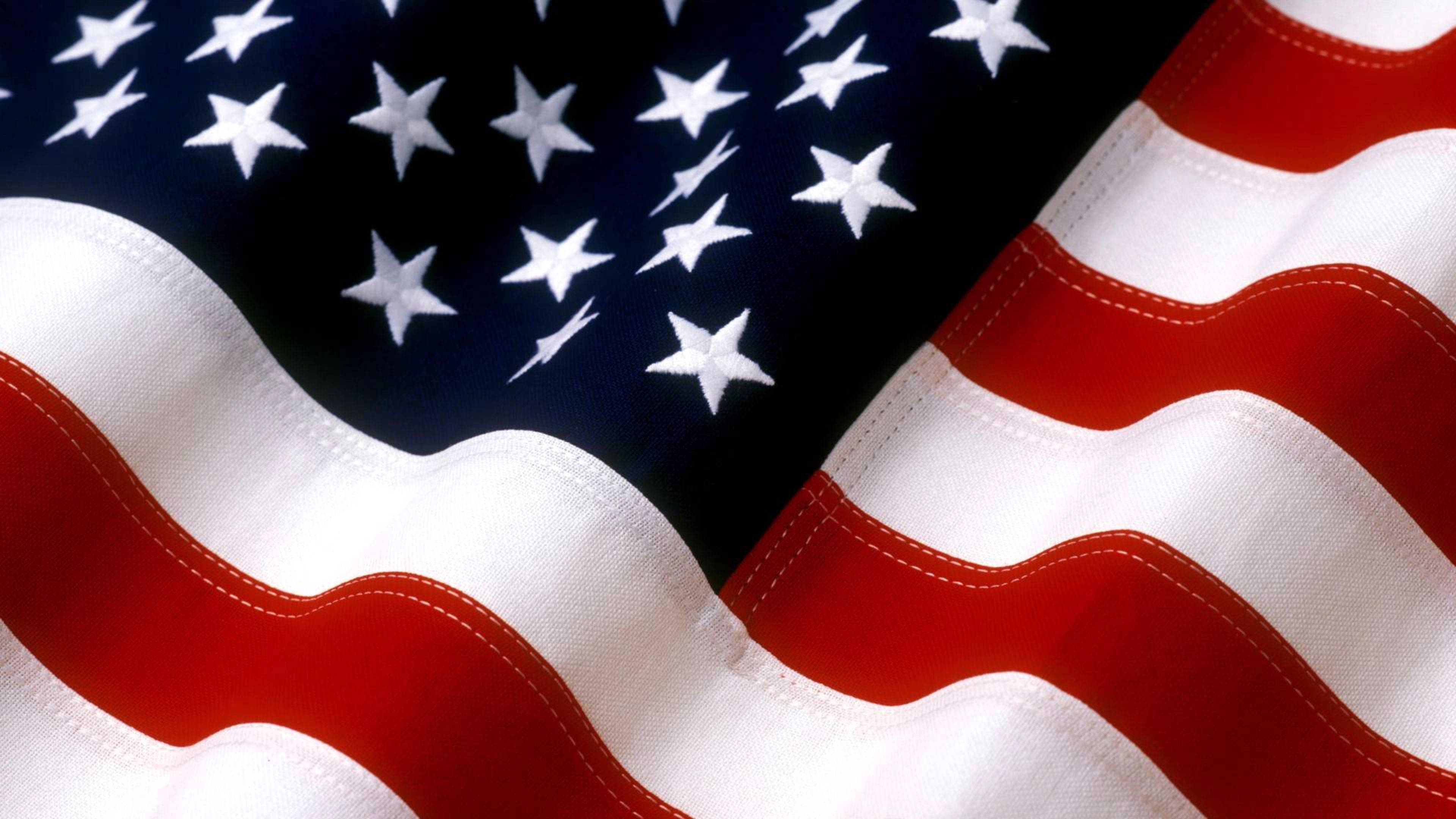 American flag, 4th of July, stars and stripes, 4K Desktop Wallpaper