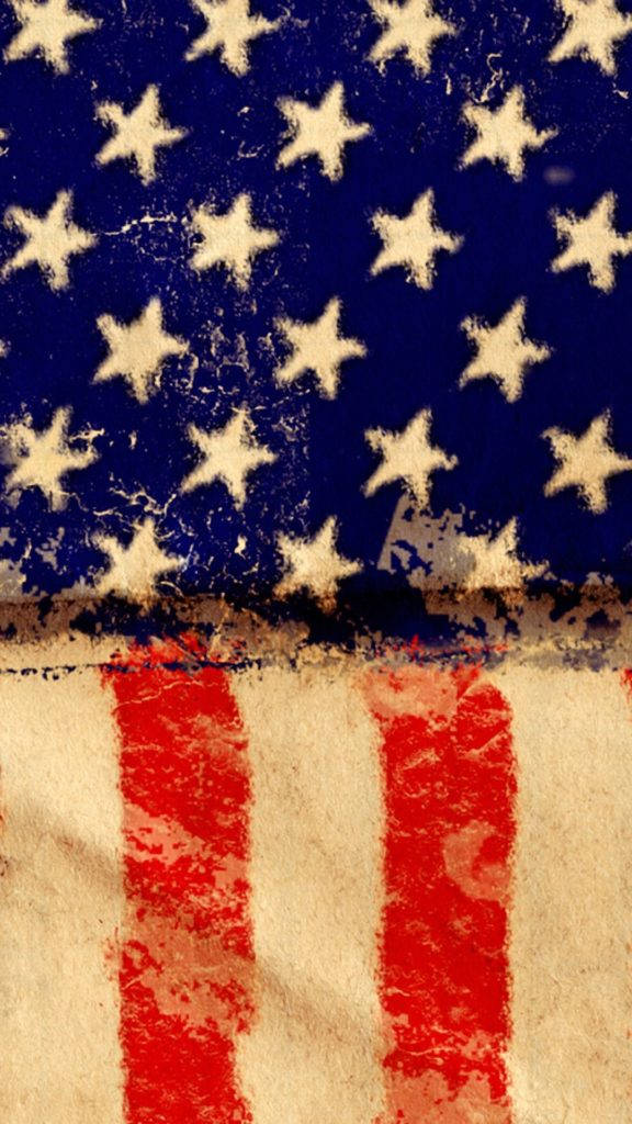 American Flag iPhone, vintage, close up, SD Phone Wallpaper