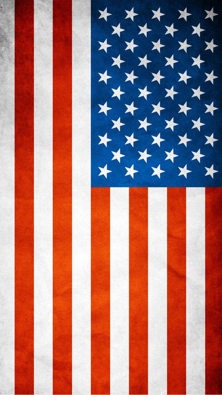 American Flag, red white and blue stripes, stars, HD Phone Wallpaper