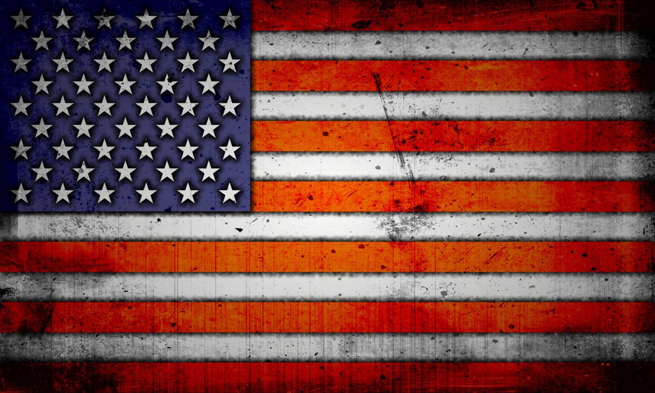 American flag, red white and blue stripes, stars, HD Desktop Wallpaper