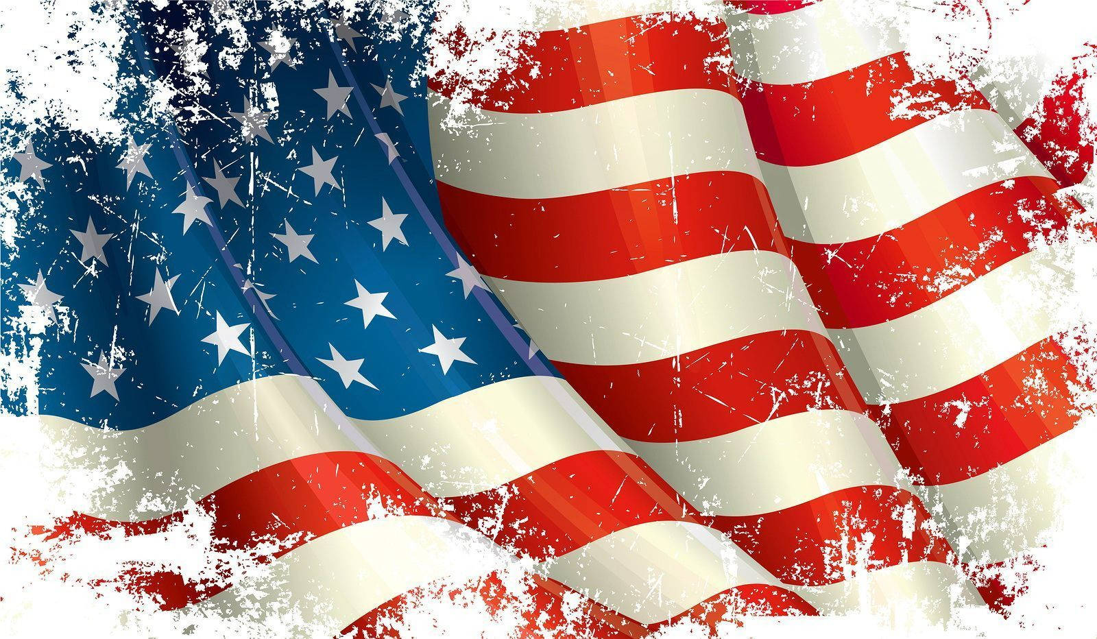 American flag, red white and blue stripes, stars, HD Desktop Wallpaper