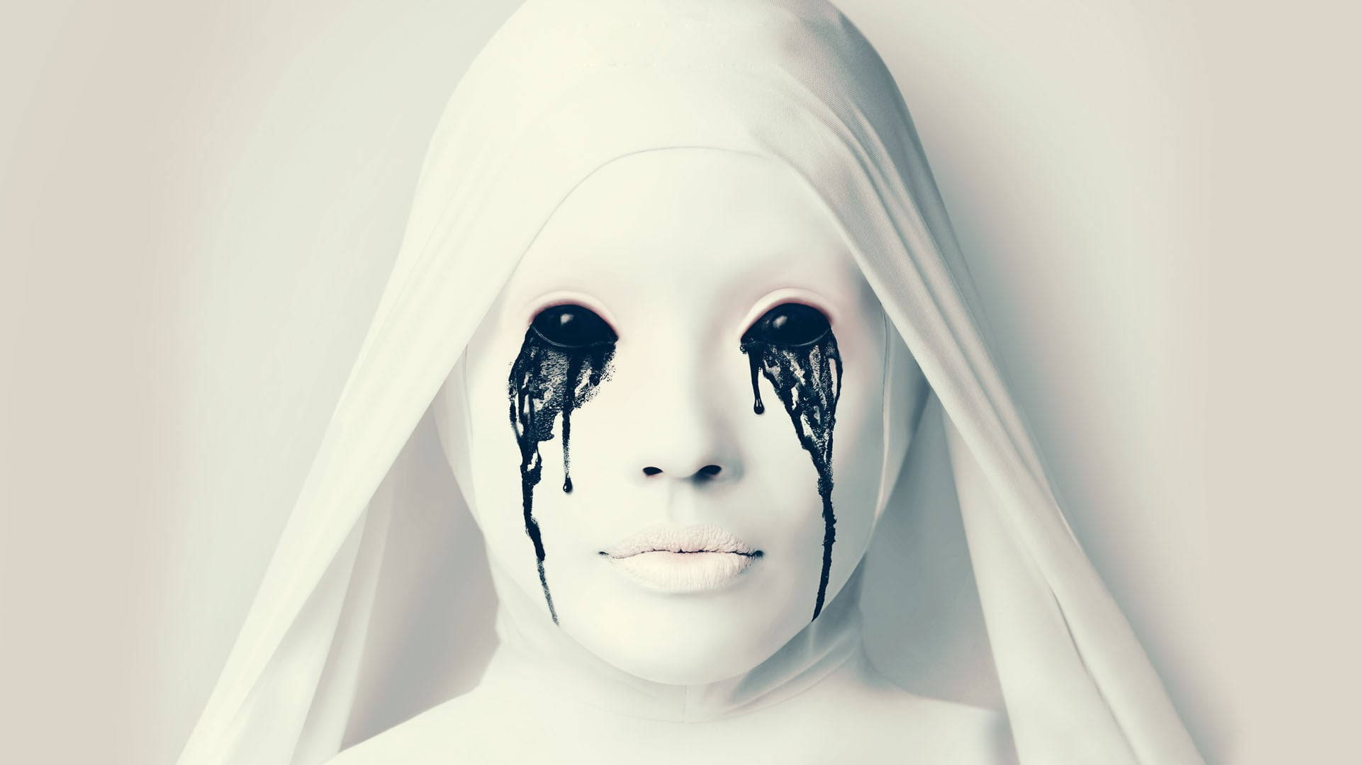 American Horror Story, villains, white hooded garment, Full HD Desktop Wallpaper