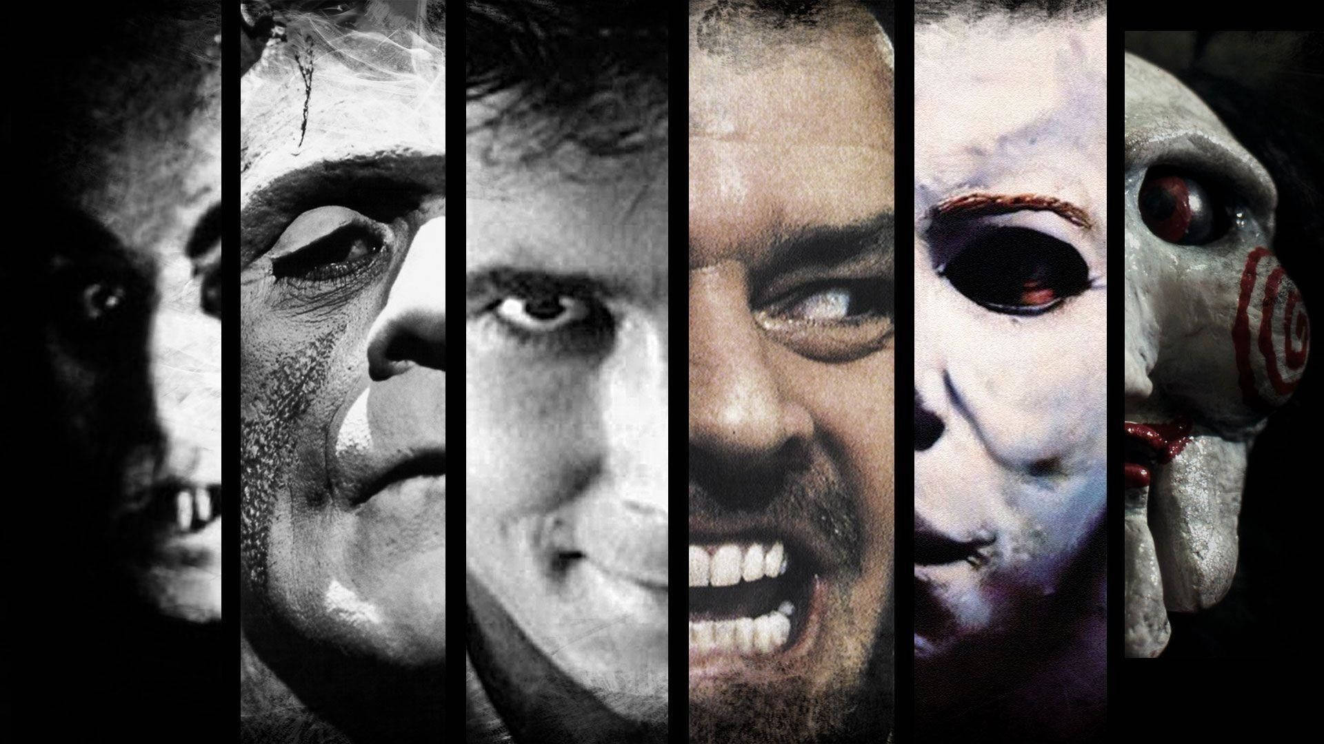 American Horror Story, horror movie villains, vertical panels, Full HD Desktop Wallpaper